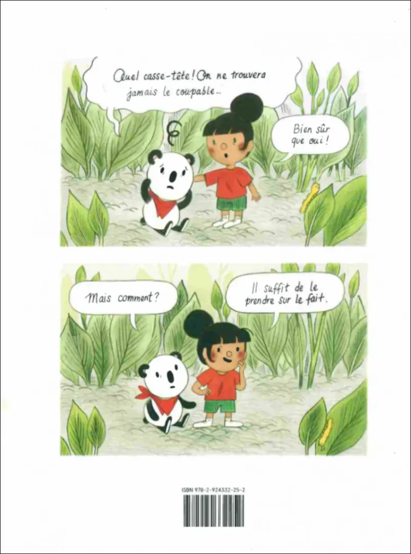 Verso de l'album Mimose & Sam Tome 1 Basilic en panique !