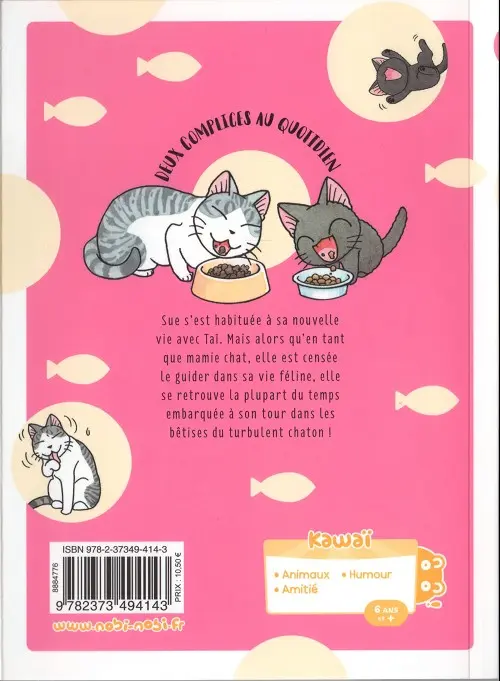 Verso de l'album Les chaventures de Taï & Mamie Sue 2