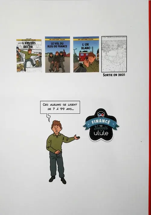 Verso de l'album Les aventures d'Elias Tome 2 L'or blanc