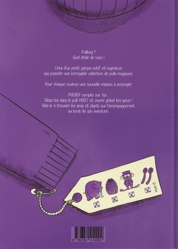 Verso de l'album Pullboy Pullboy et le pull-over violet
