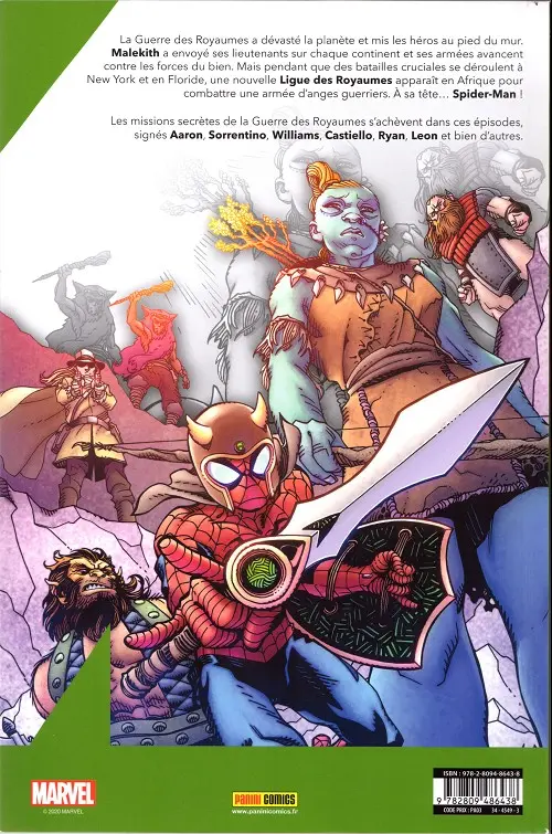 Verso de l'album War of the Realms 3.5 La guerre des royaumes (6/6)