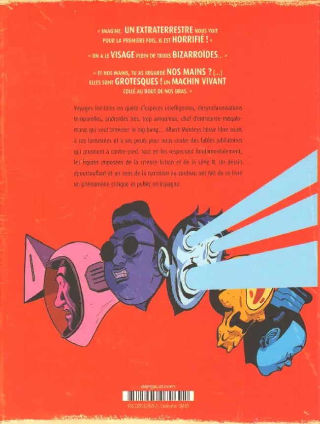 Verso de l'album Univers ! 1