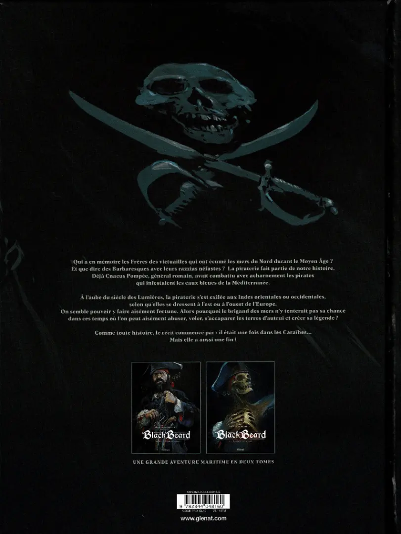 Verso de l'album Black Beard 2 Ma mort est douce