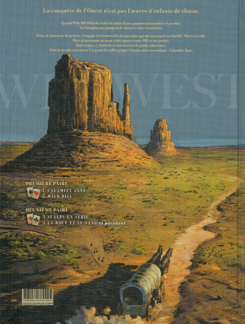 Verso de l'album Wild West Tome 2 Wild Bill