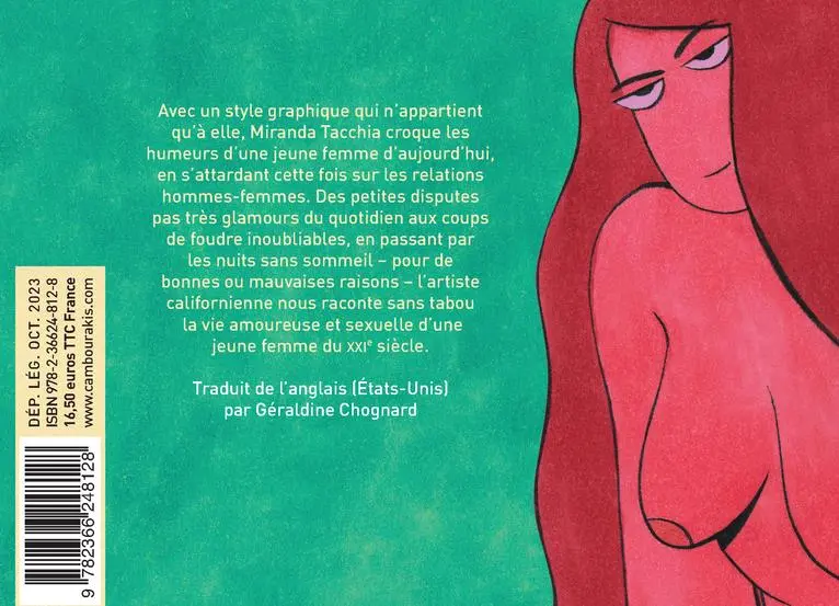 Verso de l'album Incorrigible De l'amour et du sexe
