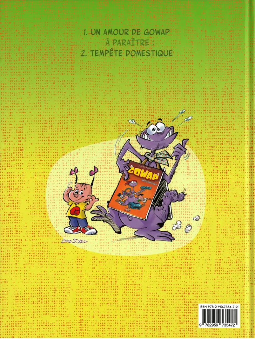 Verso de l'album Le Gowap Tome 1 Un amour de Gowap