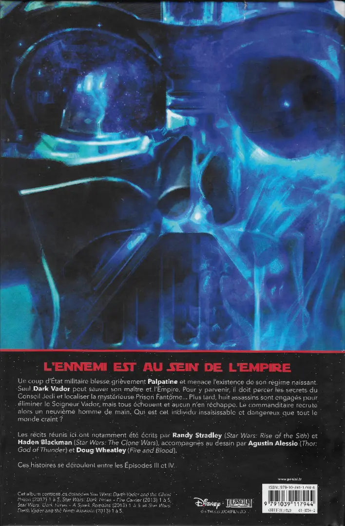 Verso de l'album Star Wars - L'Empire Tome 3