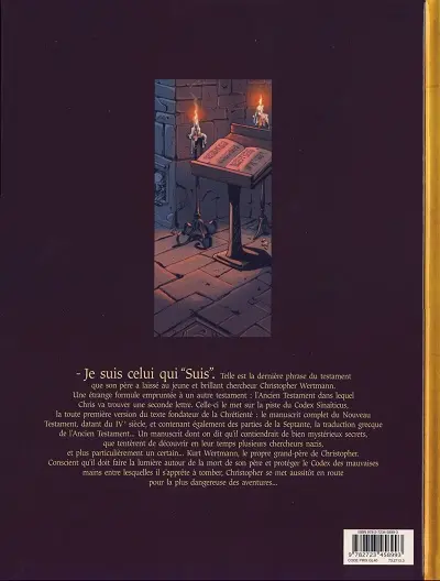 Verso de l'album Codex Sinaïticus Tome 1 Le manuscrit de Tischendorf