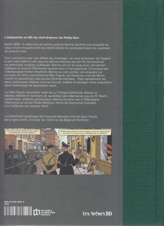 Verso de l'album La trilogie berlinoise Tome 2 La pâle figure
