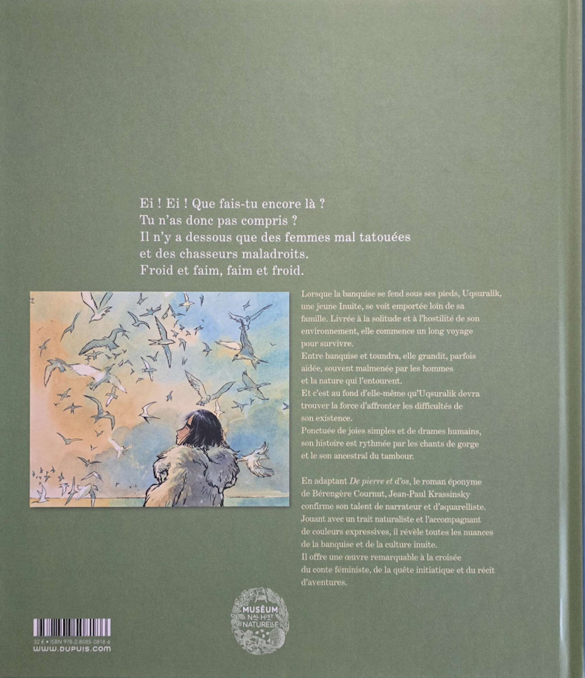 Verso de l'album De pierre et d'os