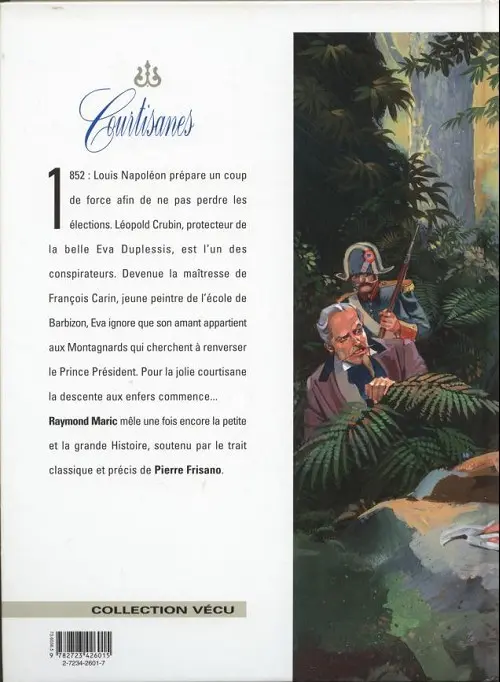 Verso de l'album Courtisanes Tome 3 Une palette pour Eva