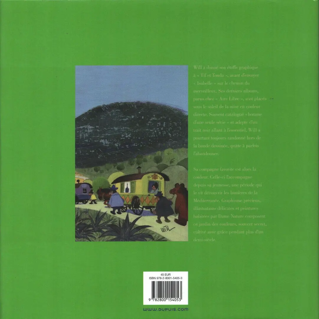 Verso de l'album Le jardin des couleurs