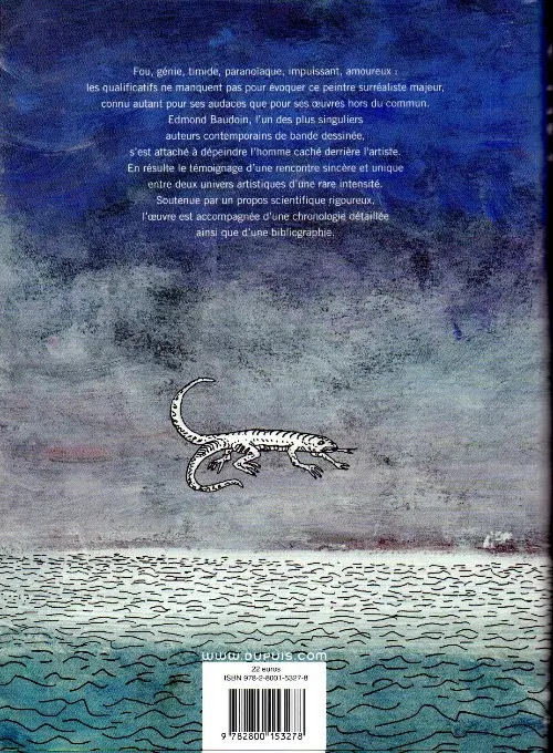 Verso de l'album Dalí Dalí par Baudoin