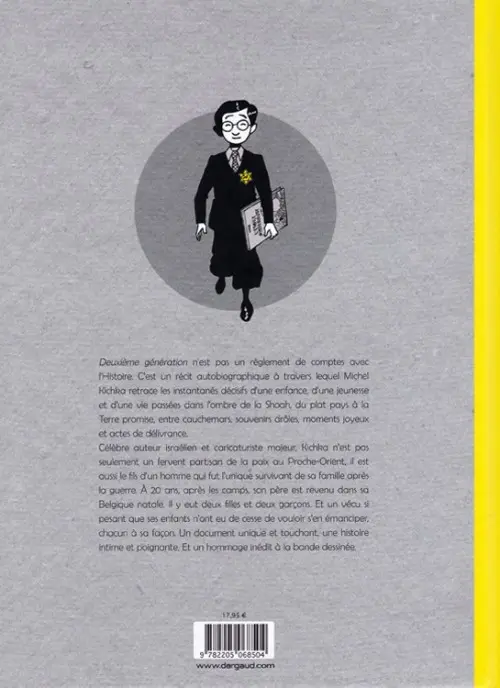 Verso de l'album Deuxième génération Ce que je n'ai pas dit à mon père