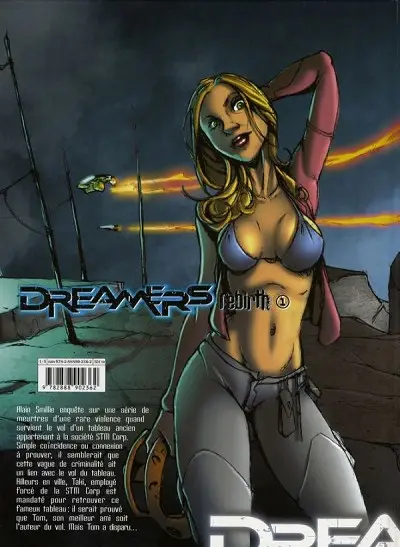 Verso de l'album Dreamers Tome 1 Rebirth