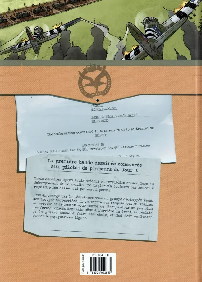 Verso de l'album Les Échappés Tome 2/2 Opération Tonga