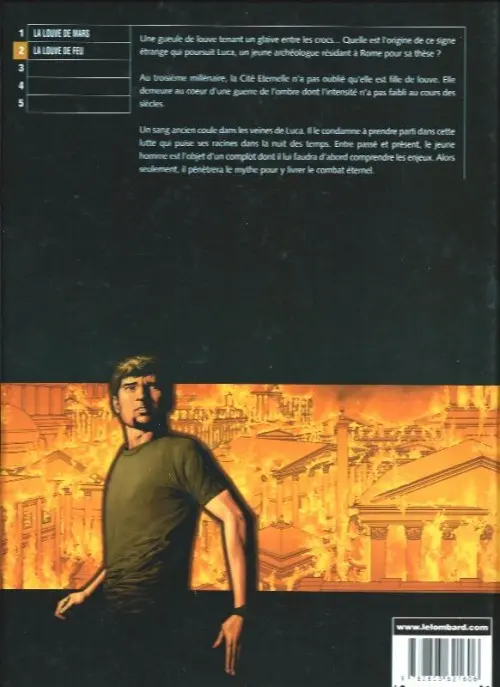 Verso de l'album Les Fils de la Louve Tome 2 La Louve de feu