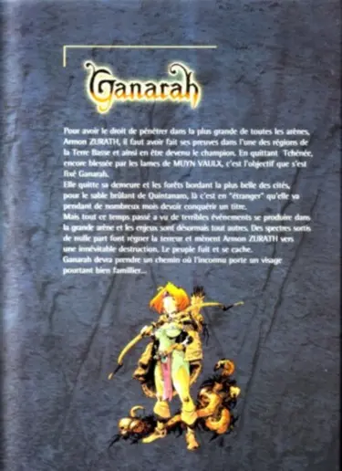 Verso de l'album Ganarah Tome 2 Un palais, des arbres et des fruits rouges sang