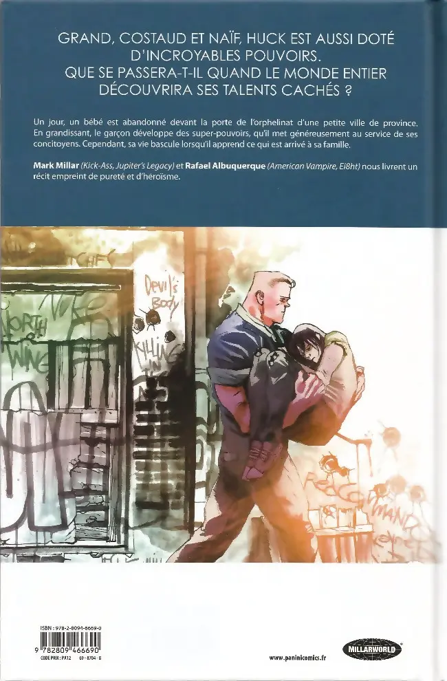 Verso de l'album Huck 1