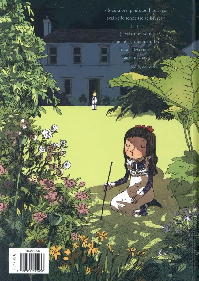 Verso de l'album Le Jardin de minuit