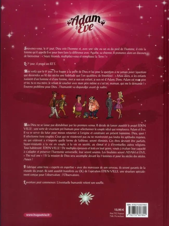 Verso de l'album Adam & Eve Tome 1 Coup de pied dans les couples