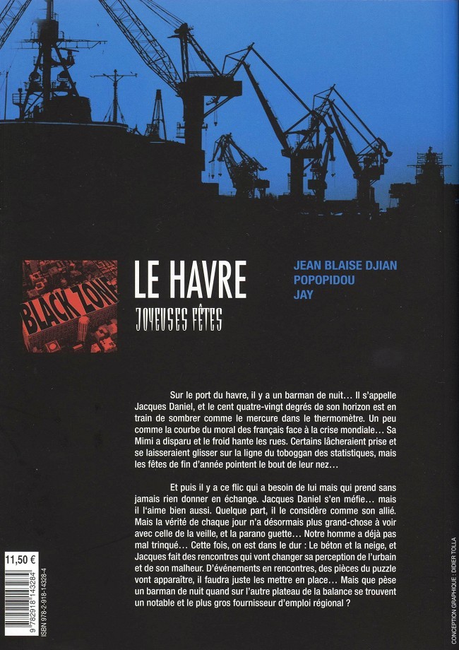 Verso de l'album Le Havre Tome 2 Joyeuses fêtes