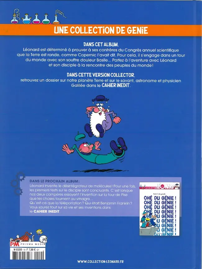 Verso de l'album La Collection Léonard Tome 10 Génie en balade