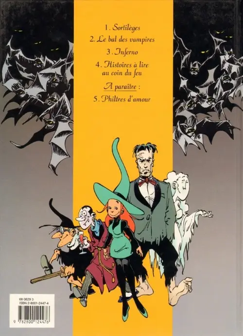 Verso de l'album Mélusine Tome 4 Histoires à lire au coin du feu