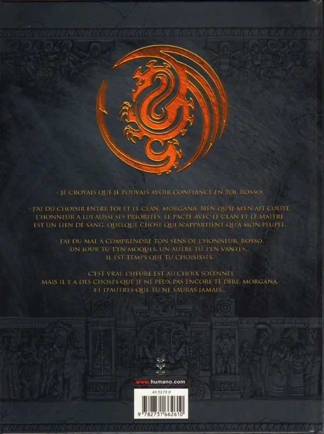 Verso de l'album Morgana Tome 2 Le secret des Krritt
