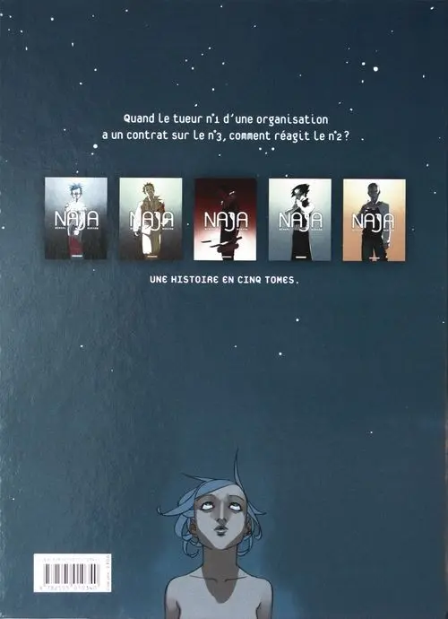 Verso de l'album Naja Tome 5