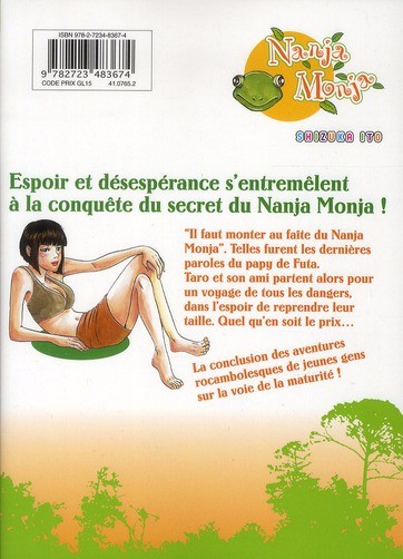 Verso de l'album Nanja Monja Tome 6