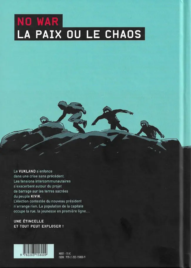 Verso de l'album No War #1