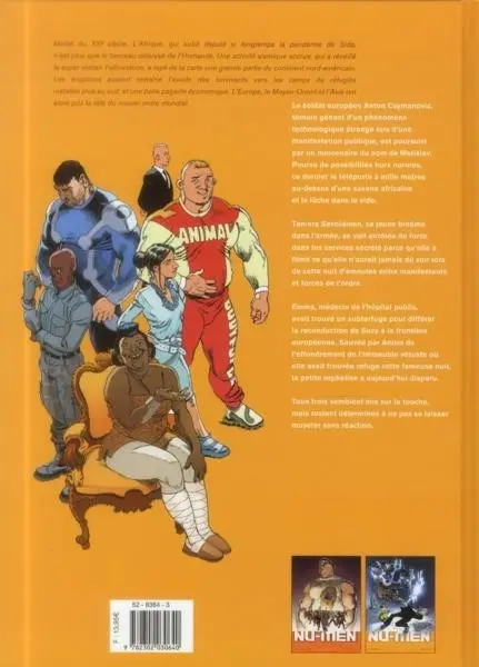 Verso de l'album Nu-men Tome 2 Quanticafrique