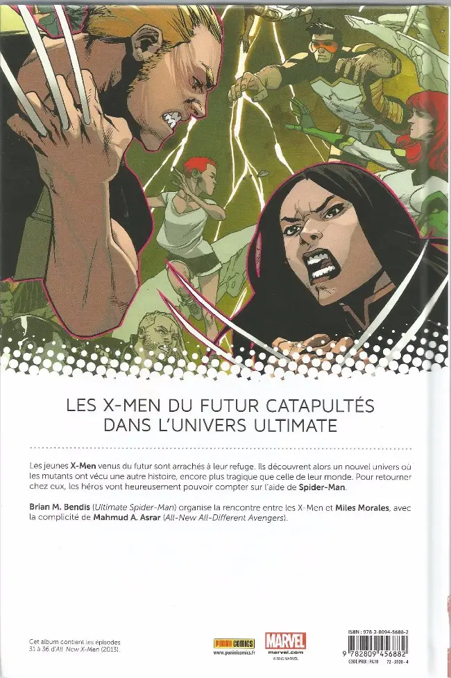 Verso de l'album All-New X-Men Tome 7 L'Aventure ultime