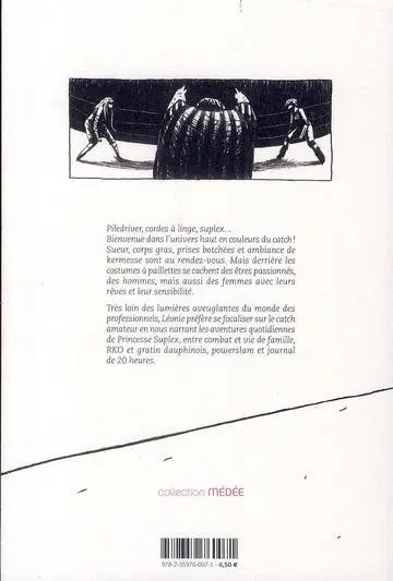 Verso de l'album Princesse Suplex