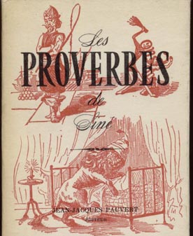 Couverture de l'album Les Proverbes de Siné