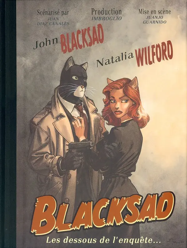 Couverture de l'album Blacksad Les dessous de l'enquête...