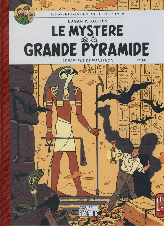 Couverture de l'album Blake et Mortimer Tome 4 Le Mystère de la Grande Pyramide - Tome I - Le Papyrus de Manethon