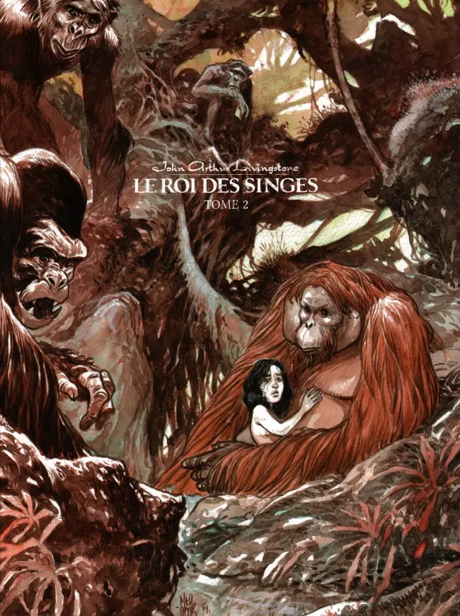 Couverture de l'album John Arthur Livingstone - Le Roi des singes Tome 2