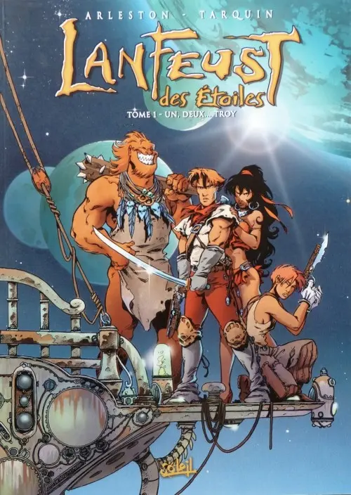 Couverture de l'album Lanfeust des Étoiles Tome 1 Un, deux... Troy