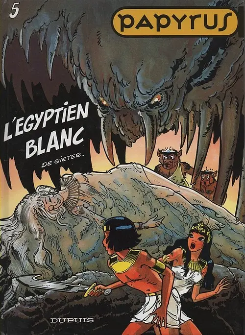 Couverture de l'album Papyrus Tome 5 L'égyptien blanc