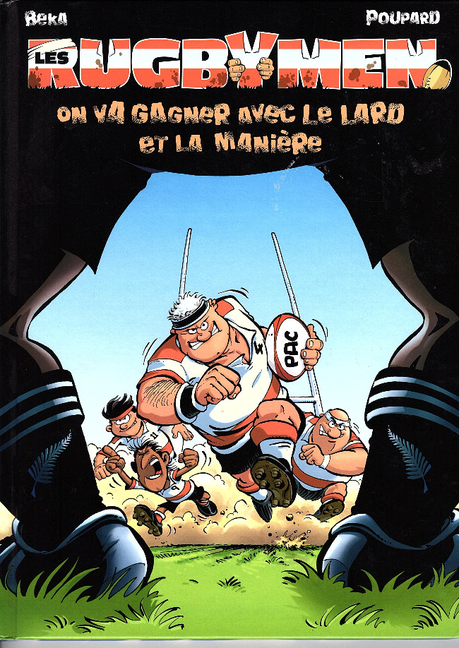 Couverture de l'album Les Rugbymen Tome 5 on va gagner avec le lard et la manière