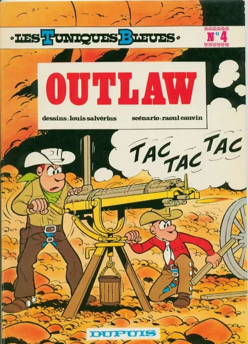 Couverture de l'album Les Tuniques Bleues Tome 4 Outlaw