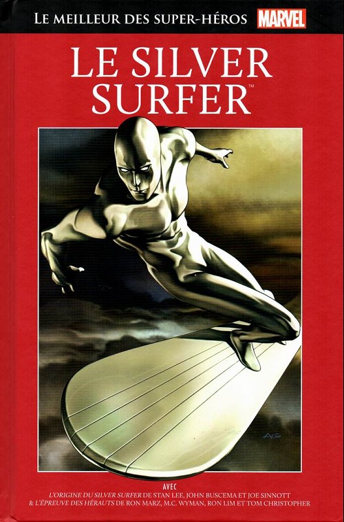 Couverture de l'album Le meilleur des Super-Héros Marvel Tome 40 Le silver surfer