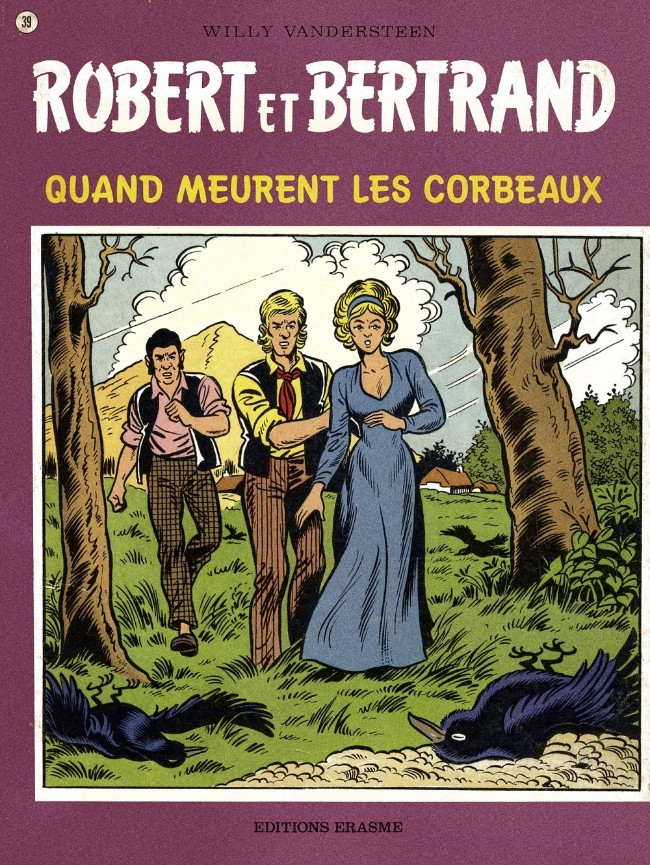 Couverture de l'album Robert et Bertrand Tome 39 Quand meurent les corbeaux