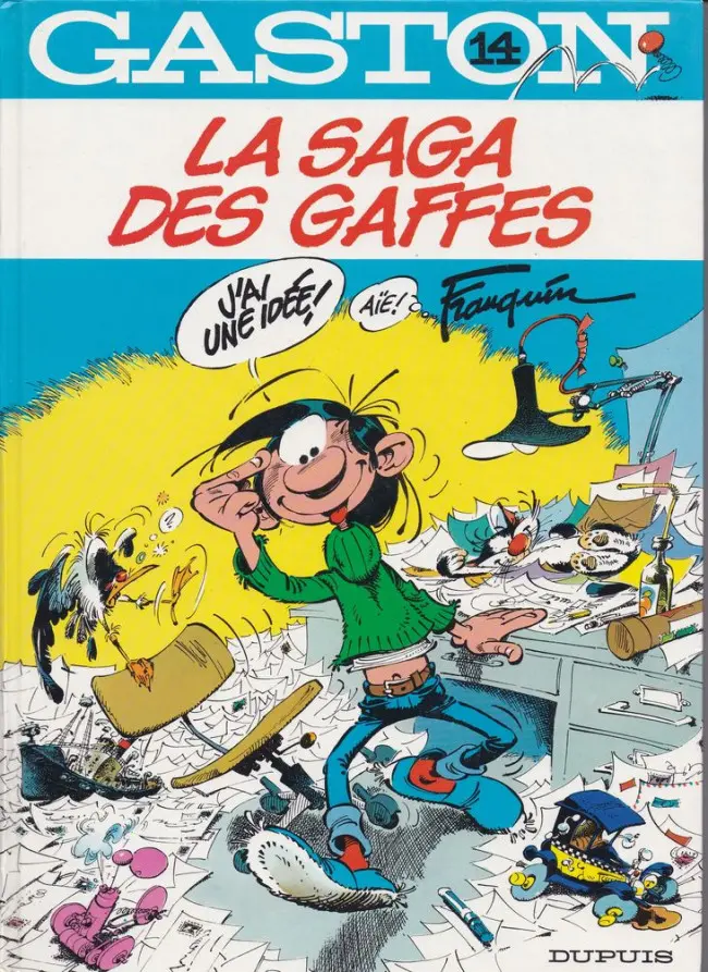 Couverture de l'album Gaston Tome 14 La saga des gaffes