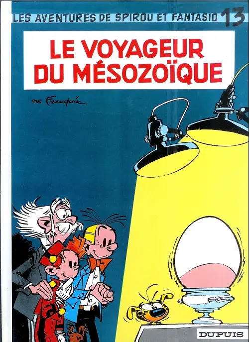 Couverture de l'album Spirou et Fantasio Tome 13 Le voyageur du mésozoïque
