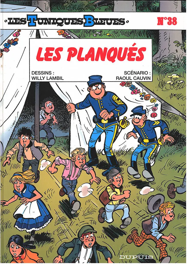 Couverture de l'album Les Tuniques Bleues Tome 38 Les planqués