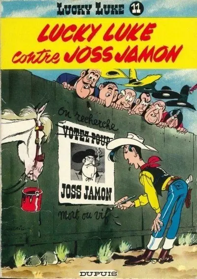 Couverture de l'album Lucky Luke Tome 11 Lucky Luke contre Joss Jamon