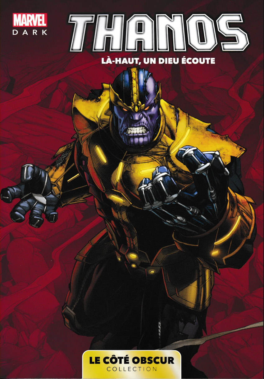 Couverture de l'album Marvel - Le côté obscur Tome 8 Thanos : La haut, un dieu écoute